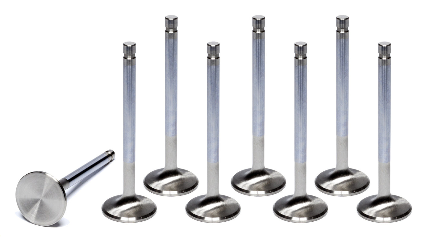 Ferrea SBC 1.550 C/6 Exhaust Valves 4.910 OAL MPN FERF6308-8 For Chevy