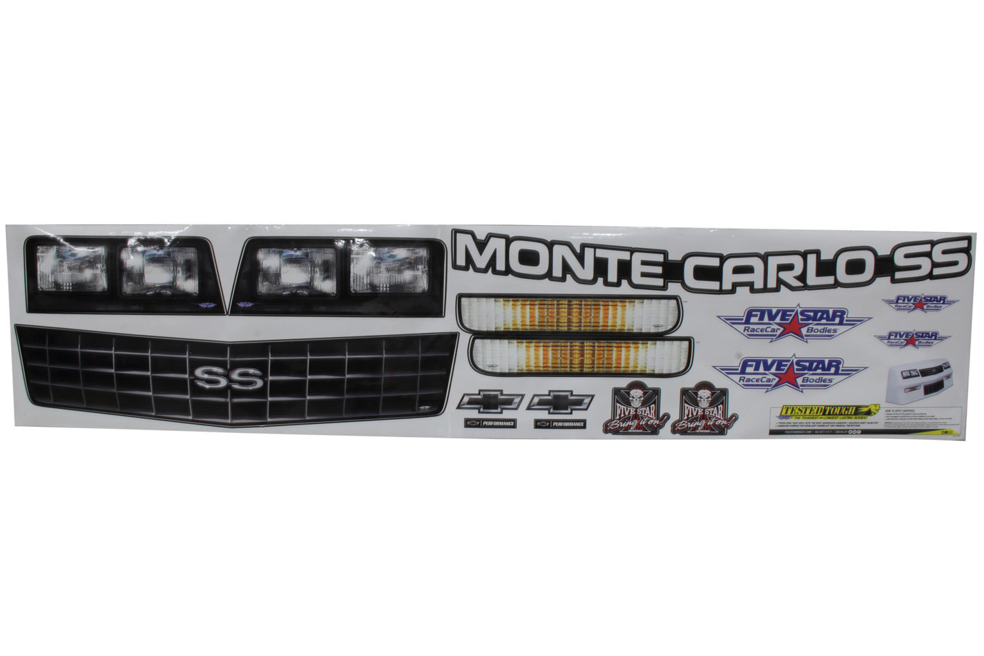 Fivestar Graphics Kit MD3 88 Chevy Monte Carlo MPN FIV021-410-ID For Chevy 1988