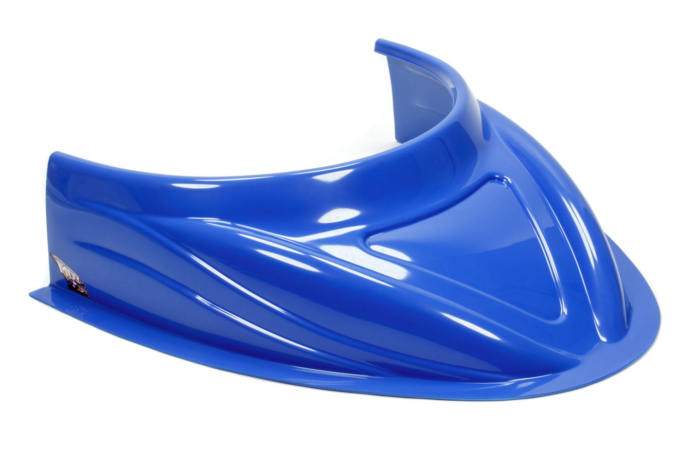 Fivestar MD3 Hood Scoop 5in Tall Flat Chevron Blue MPN FIV040-4113-CB Dirt Late Model