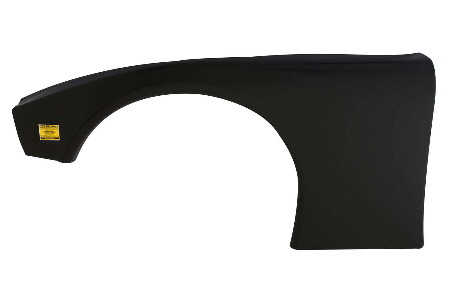 Fivestar 2019 LM Molded Plastic Fender Black Left MPN FIV11002-23051-BL