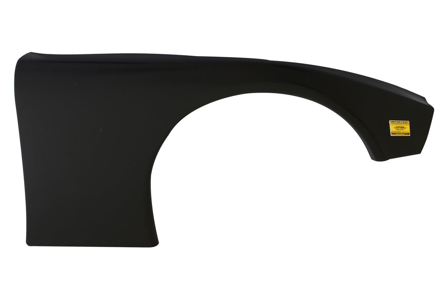 Fivestar 2019 LM Molded Plastic Fender Black Right MPN FIV11002-23051-BR
