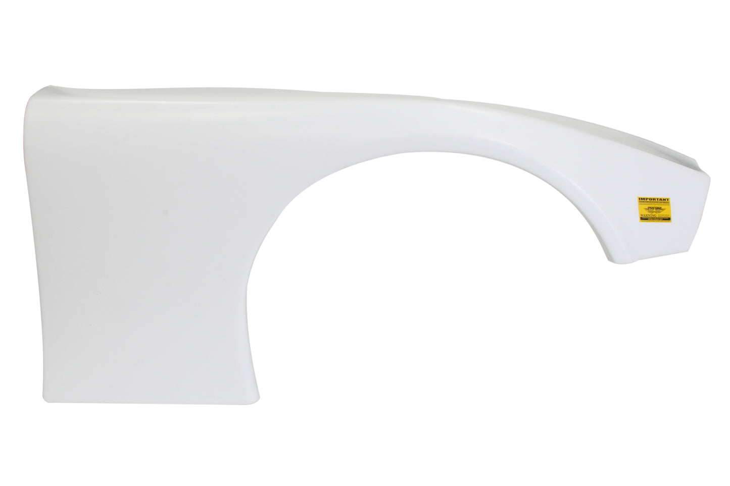 Fivestar 2019 LM Molded Plastic Fender White Right MPN FIV11002-23051-WR