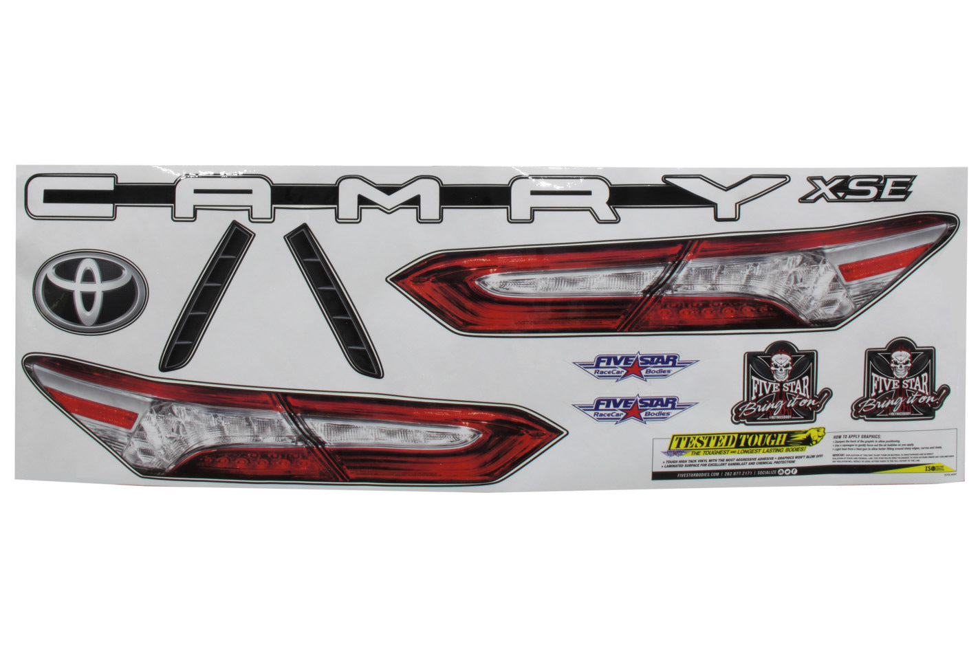 Fivestar 2019 LM Camry Tail ID Kit MPN FIV11712-44541 For Toyota Camry