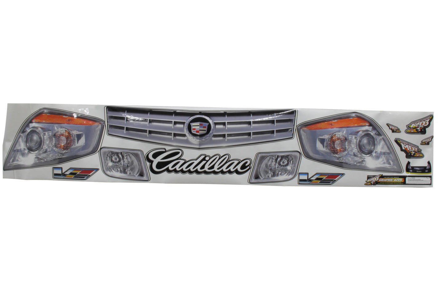 Fivestar Nose Only Graphics MD3 Cadillac Sticker Decal MPN FIV215-410-ID For Cadillac Dirt Late Model
