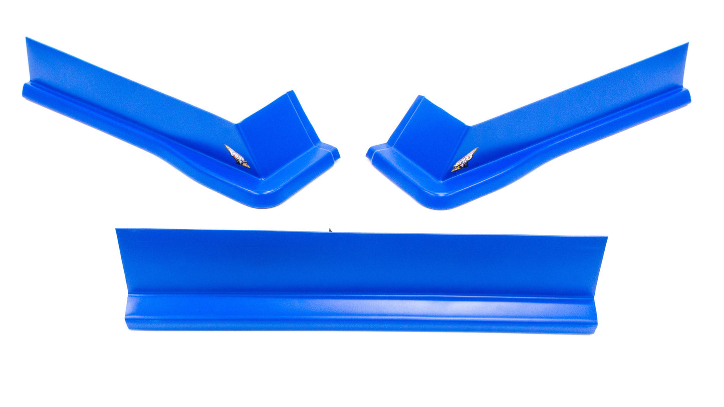 Fivestar Modified Aero Valance 3pc. Chevron Blue 3022-417-CB