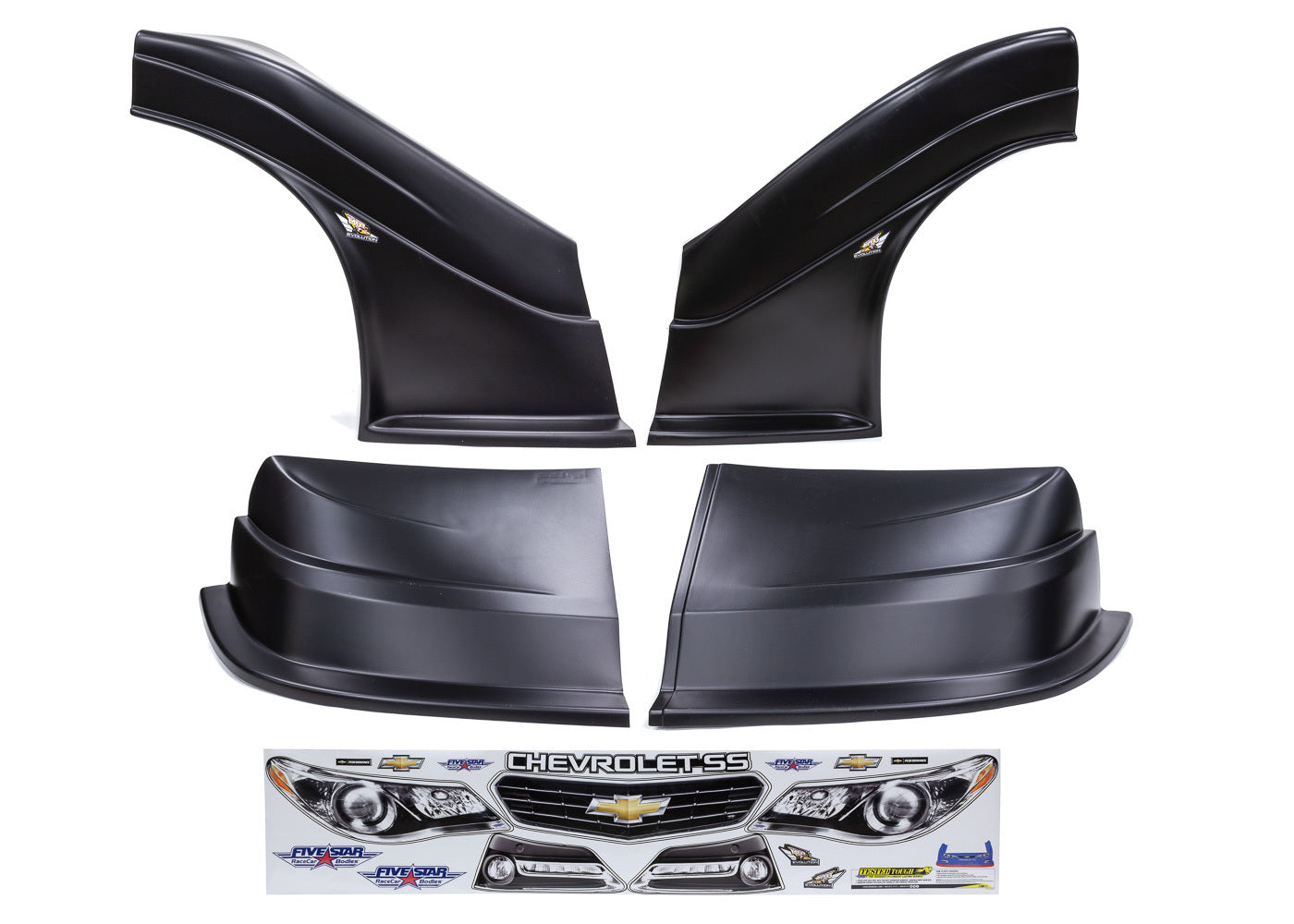Fivestar MD3 Evo DLM Combo Flt RS Chevy SS Black MPN FIV32123-43554-B-FR For Chevy Dirt Late Model