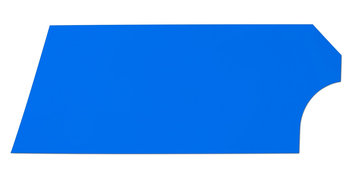 Fivestar Door High Impact Plastic Blue Left MPN FIV34001-21051-CBL