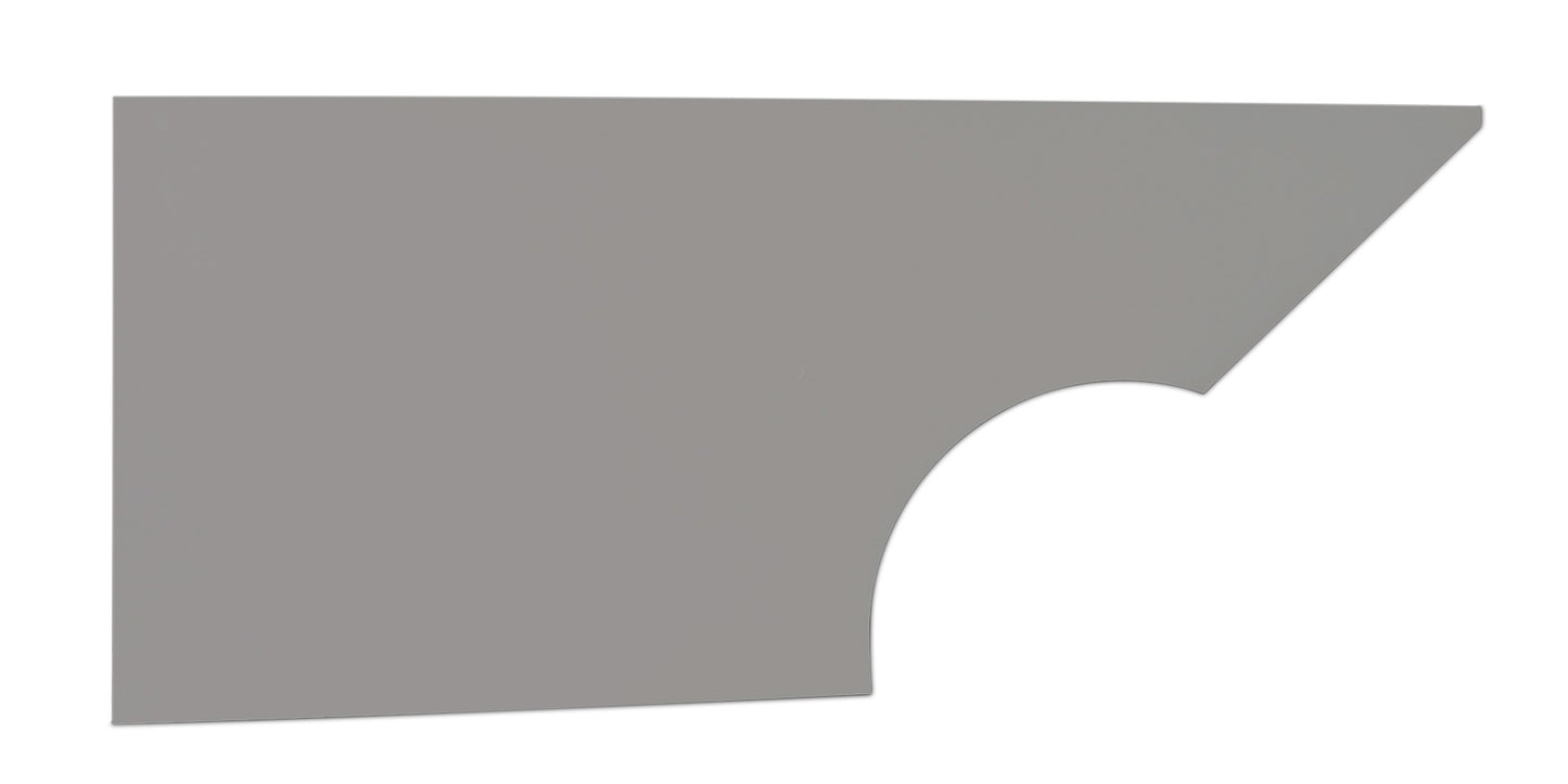 Fivestar Qtr Panel High Impact Plastic Gray Right MPN FIV34001-27351-GR