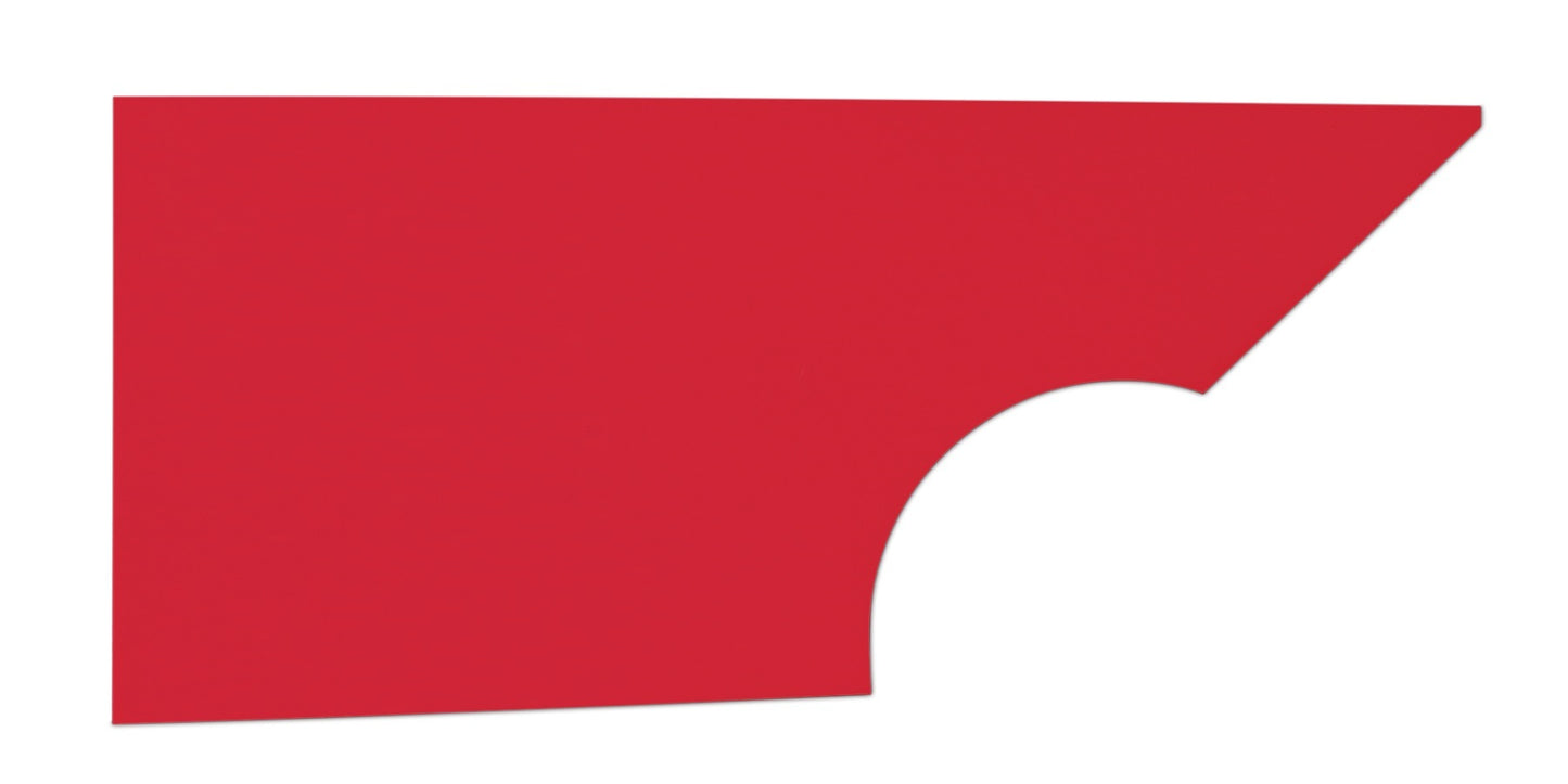 Fivestar Qtr Panel High Impact Plastic Red Right MPN FIV34001-27351-RR