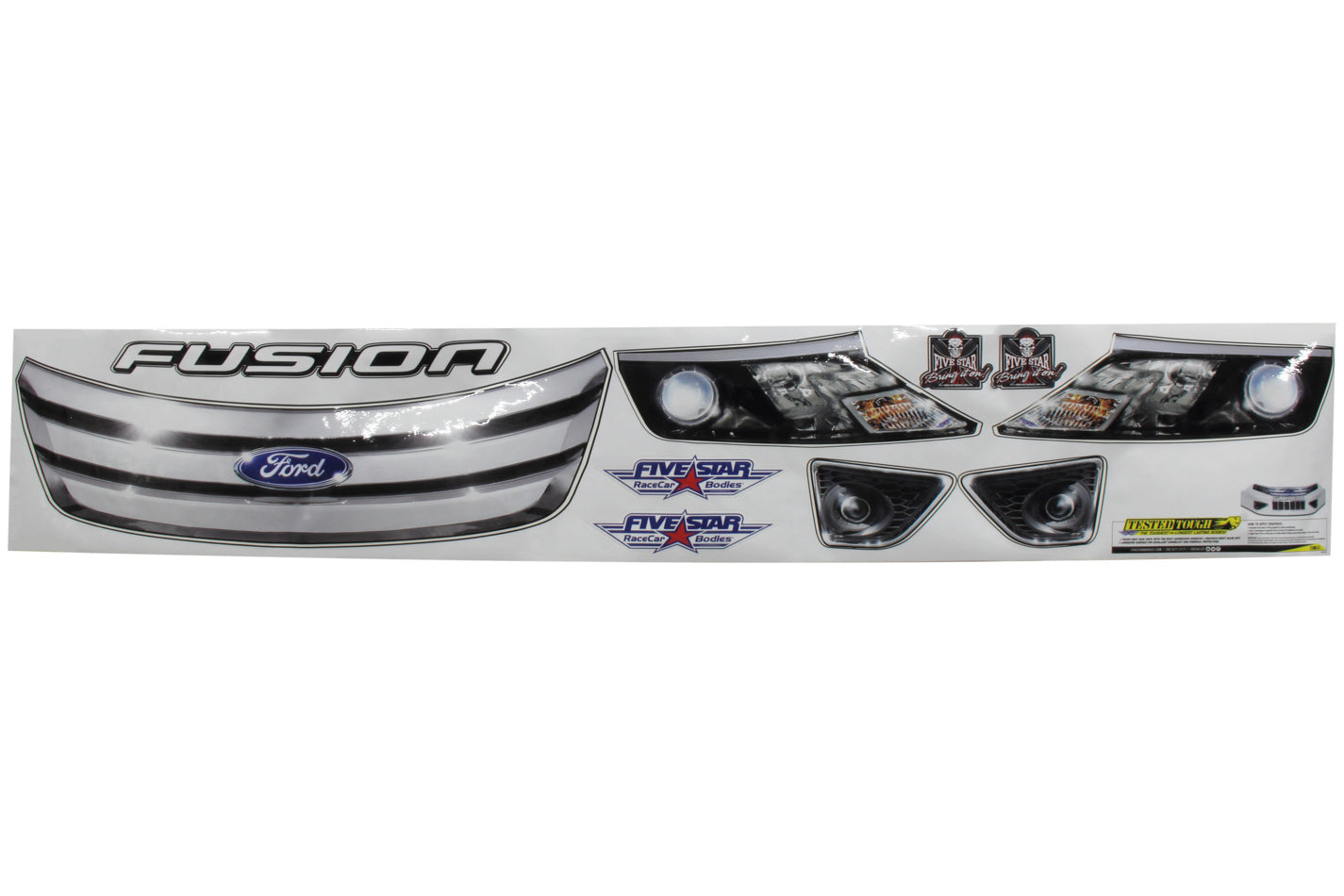 Fivestar Nose Only Graphics 2010-12 Fusion MPN FIV590-410-ID For Ford 2010-12