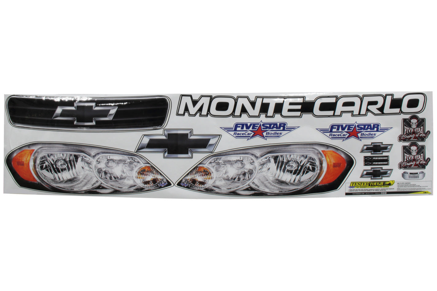 Fivestar Nose Only Graphics 06 Monte Carlo MPN FIV660-410-ID For Chevy 2006