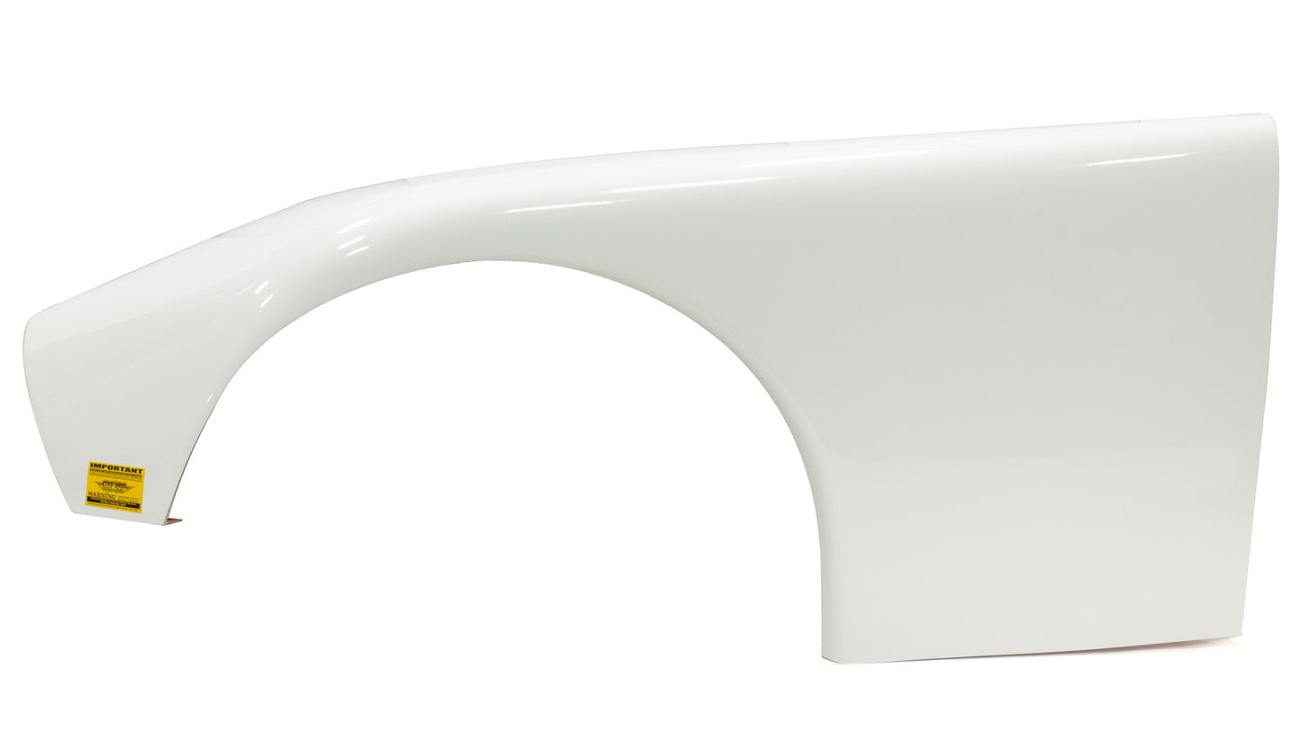 Fivestar ABC Fender Ultraglass White Left 10in Tires 663-240-WL