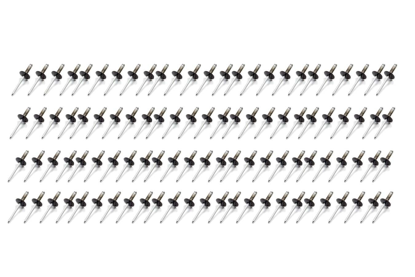 Fivestar Lrg Hd Rivet Black Multi -grip 100pk 814B-100L