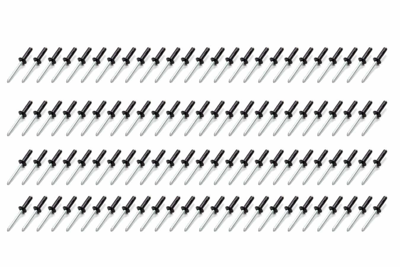 Fivestar Sm Hd Rivet Black Multi -grip 100pk 814B-100S
