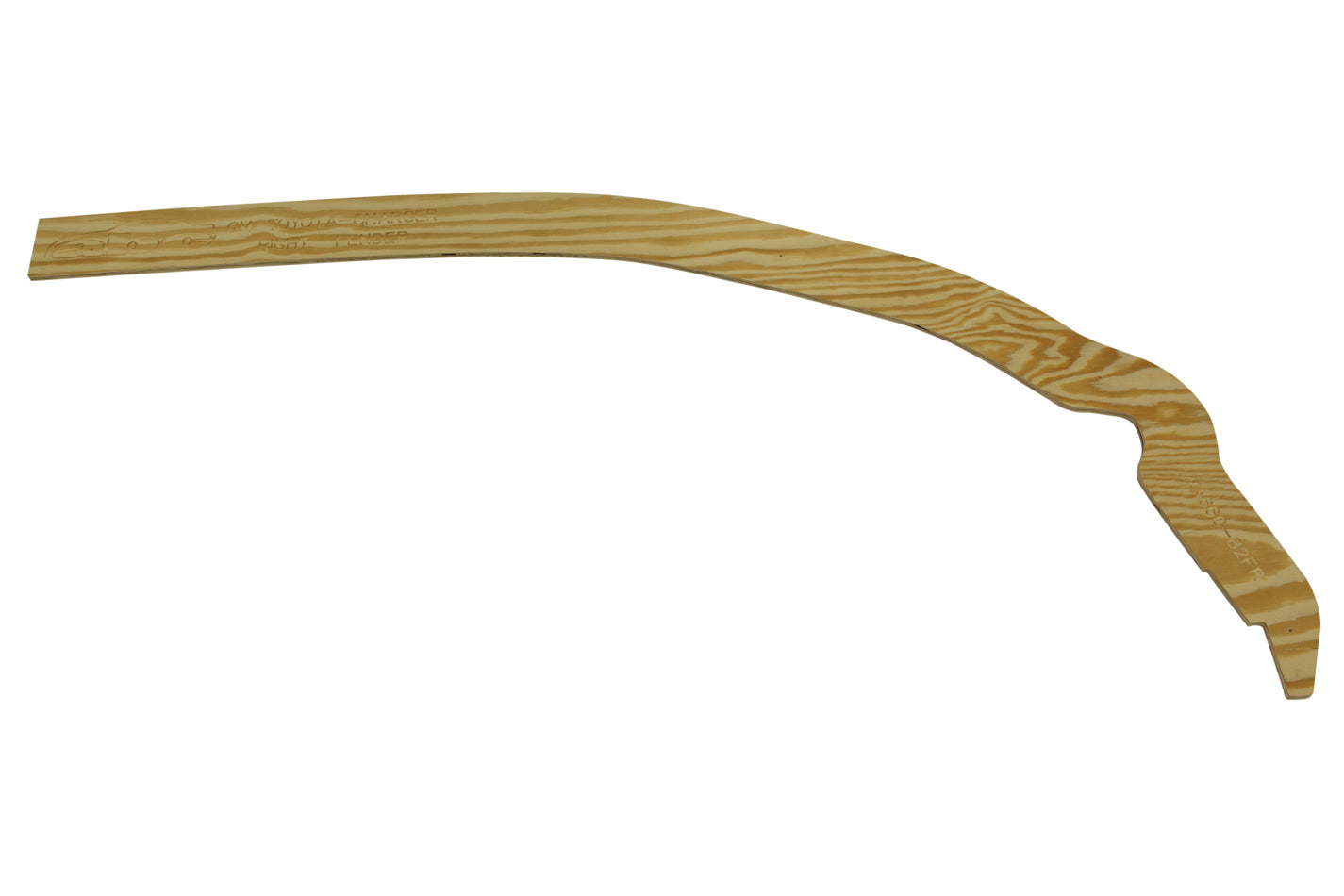 Fivestar Wood Template Fender RH Camry/Chevy SS MPN FIVXA660-82FR For Chevy, Toyota Camry