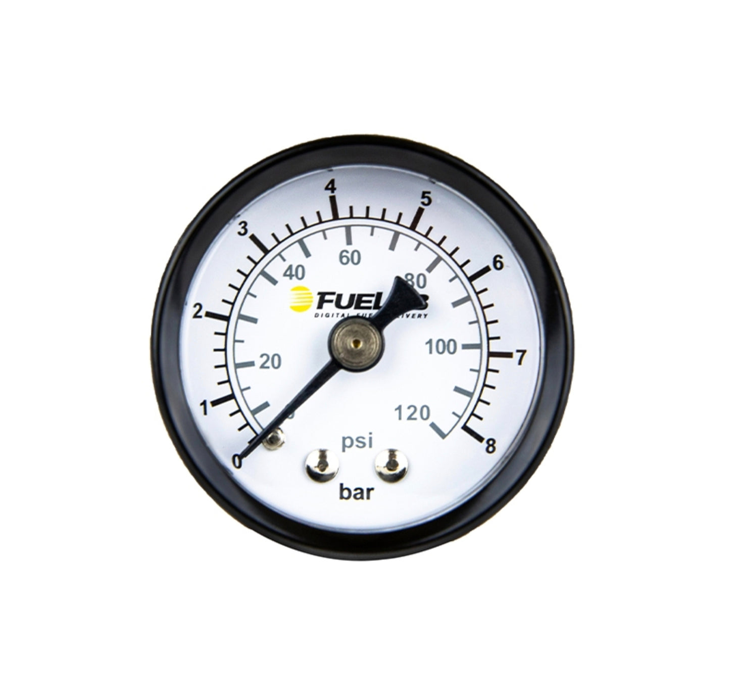Fuelab Fuel Systems Fuel Pressure Gauge EFI 0-120psi bar & psi MPN FLB71511