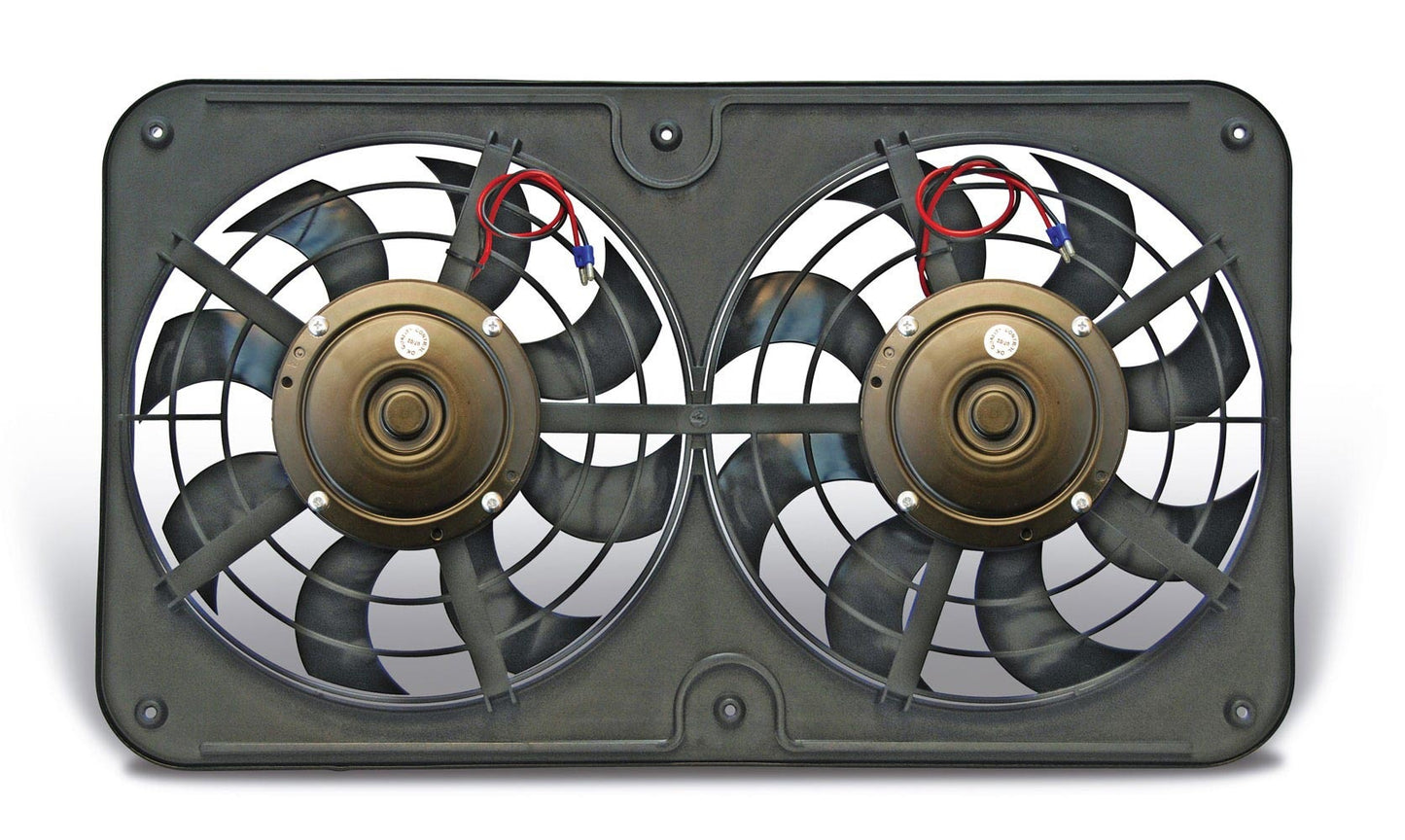Flex-A-Lite Dual 12-1/8in Lo Profile pusher Fan w/o Controls 104468