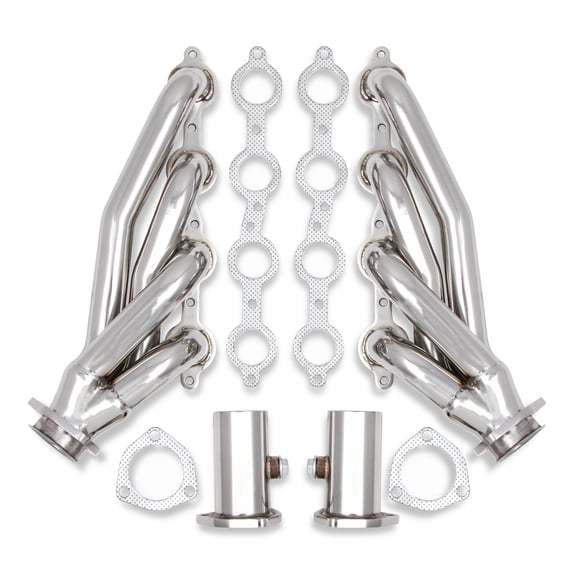 Flowtech Exhaust Header Set LS Swap Polished 304 SS 11576FLT