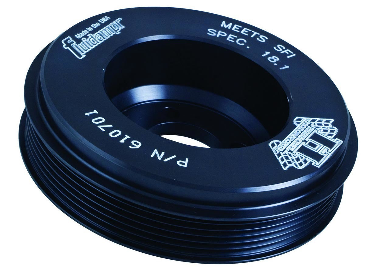 Fluidampr Mits. 6-1/8 Harmonic EVO Damper - SFI MPN FLU610701 For Mitsubishi