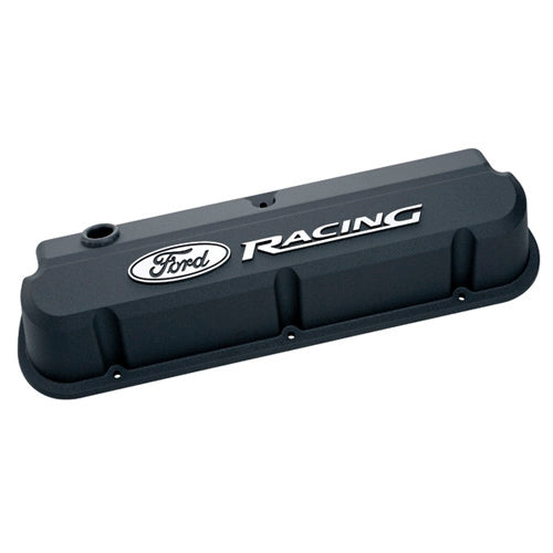 Ford Slant Edge Valve Cover Set w/Ford Racing Logo MPN FRD302-135 For Ford