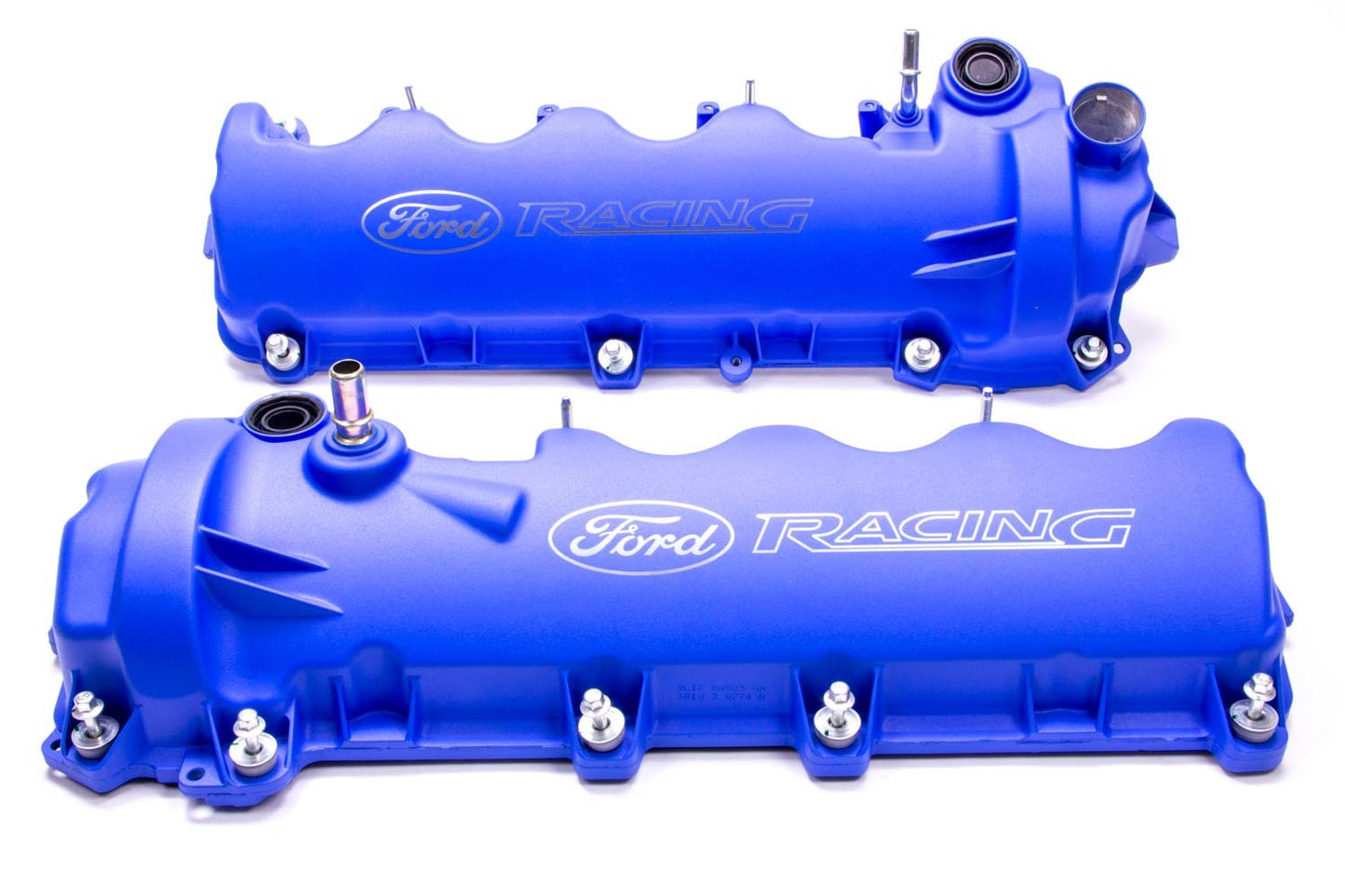 Ford 4.6L 3-Valve V/C Blue Powder Coated w/Logo MPN FRDM6582-FR3VBL For Ford