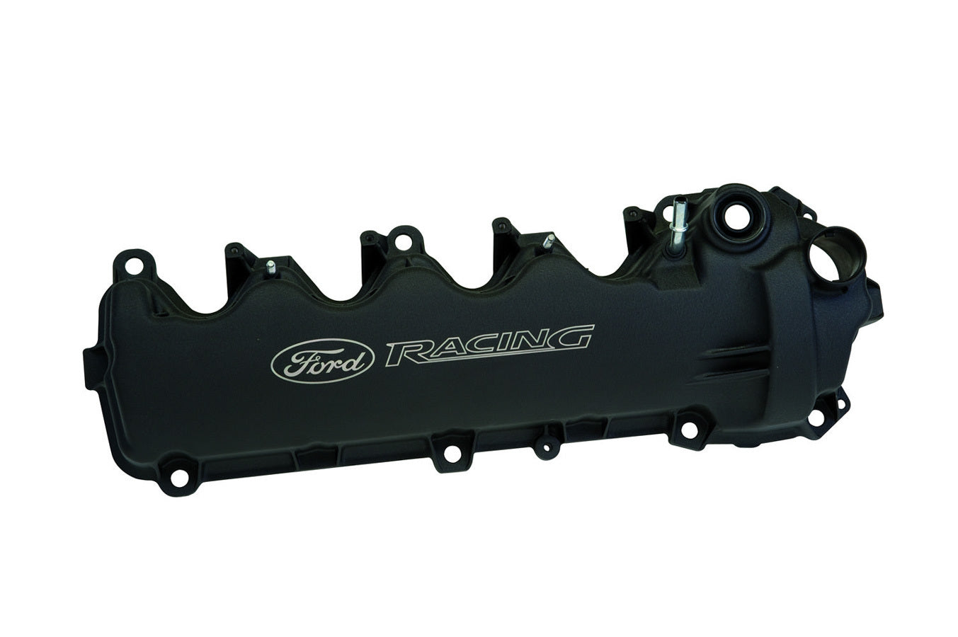 Ford 4.6L 3-Valve V/C Black Powder Coated w/Logo MPN FRDM6582-FR3VBLK For Ford