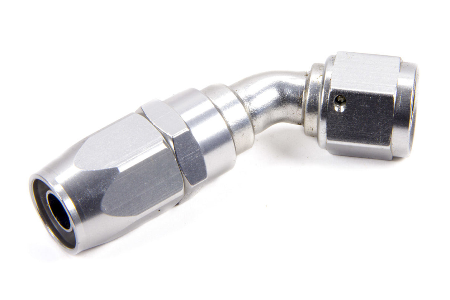Fragola #12 45-Degr Power Flow Hose End - Clear MPN FRG104512-CL