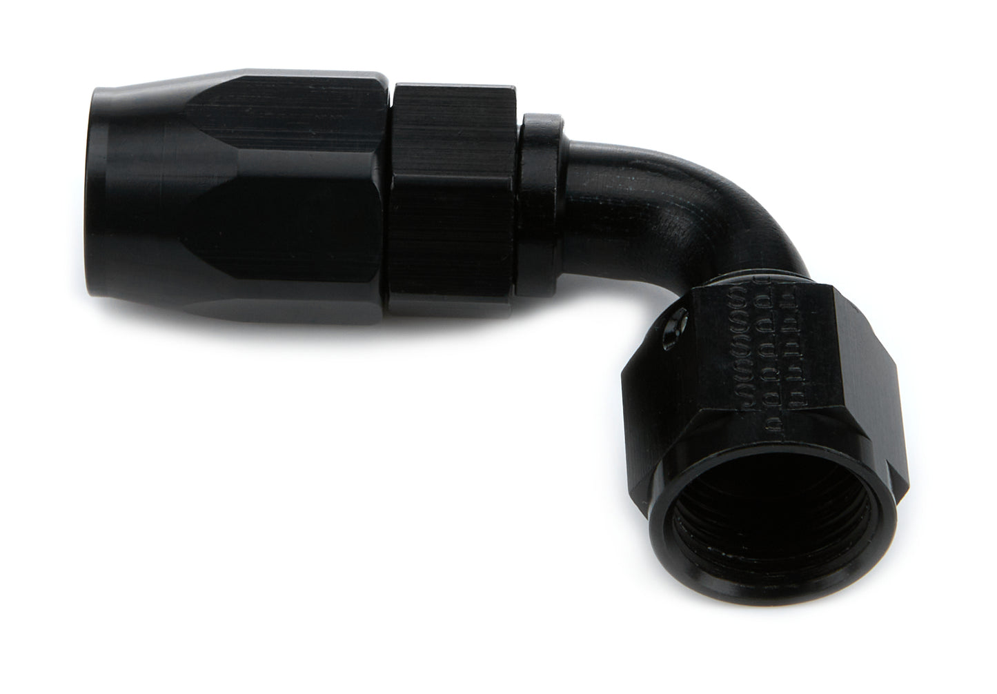 Fragola Hose Fitting #8 90 Deg Black MPN FRG109008-BL