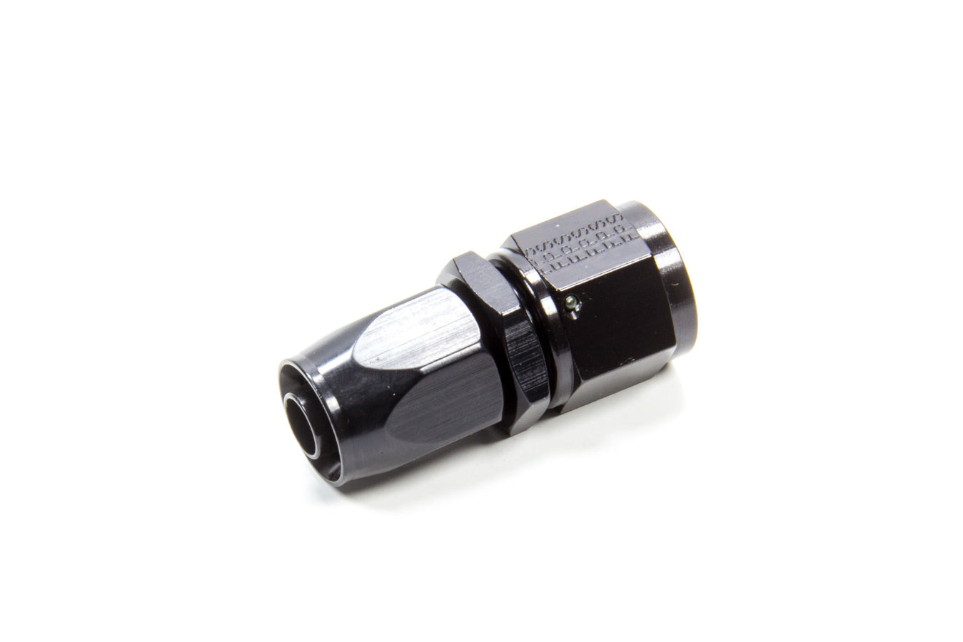 Fragola Hose Fitting #10 Str. to #8 Hose Black 220109-BL