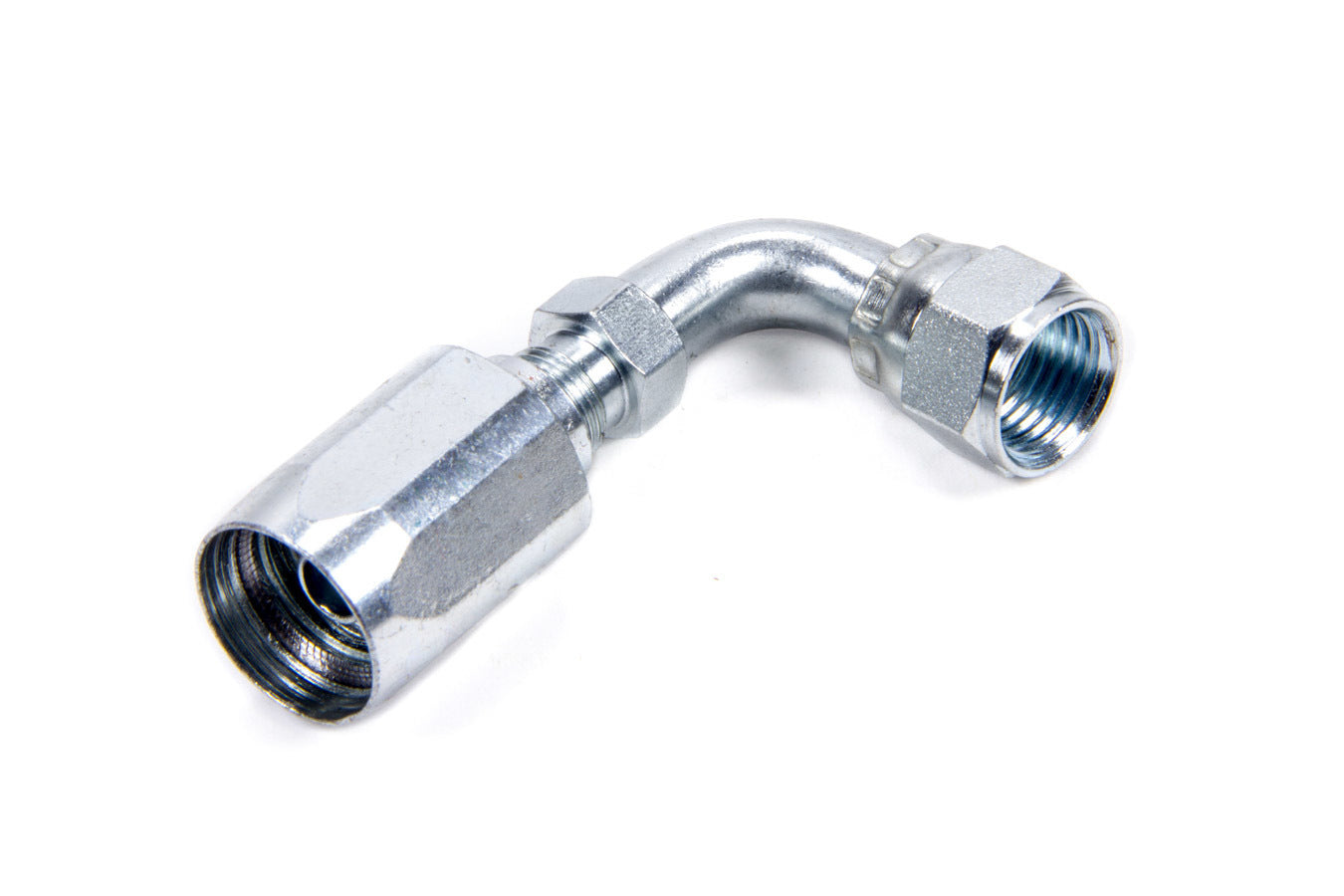 Fragola Hose Fitting #6 90 Deg Steel - Power Steering 259006