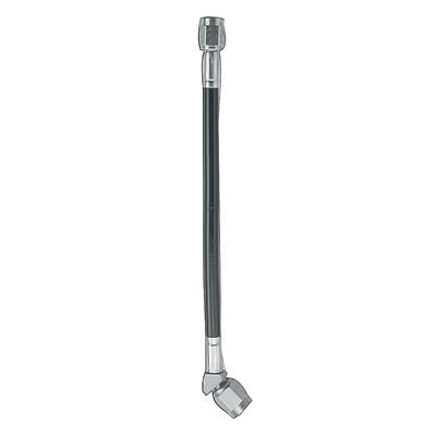 Fragola 3an Black Covered PTFE Hose 16in OAL Str/45 Deg MPN FRG342016