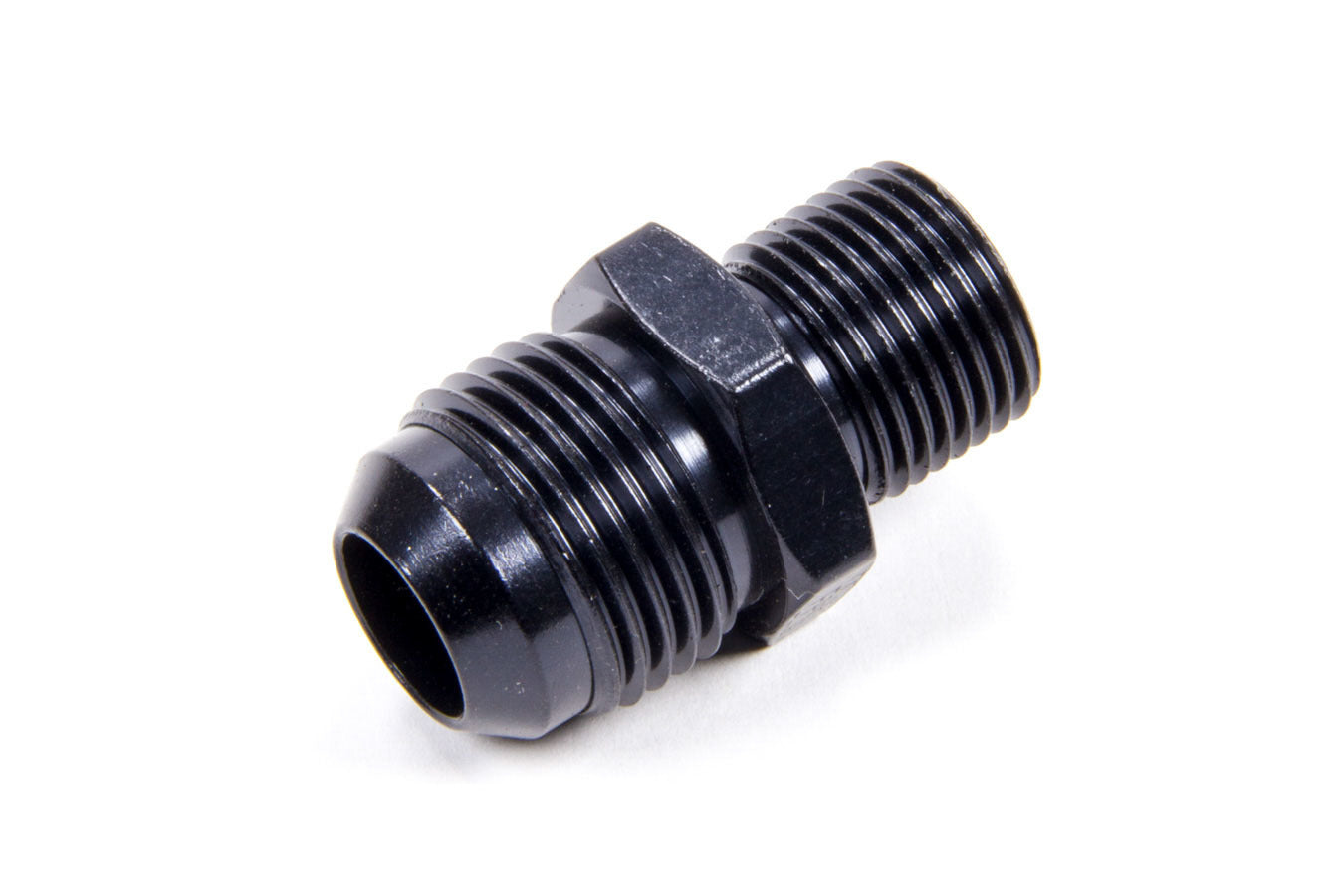 Fragola Straight Adapter Fitting #10 x 18mm x 1.50 Black 461018-BL