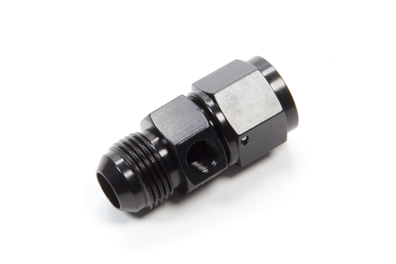 Fragola Gauge Adapter Fitting #10 Male/Female Black 495008-BL