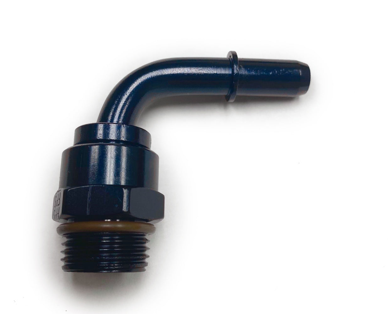 Fragola #8 ORB to 3/8 Male Q/C EFI Fitting 90-Degree MPN FRG997518-BL