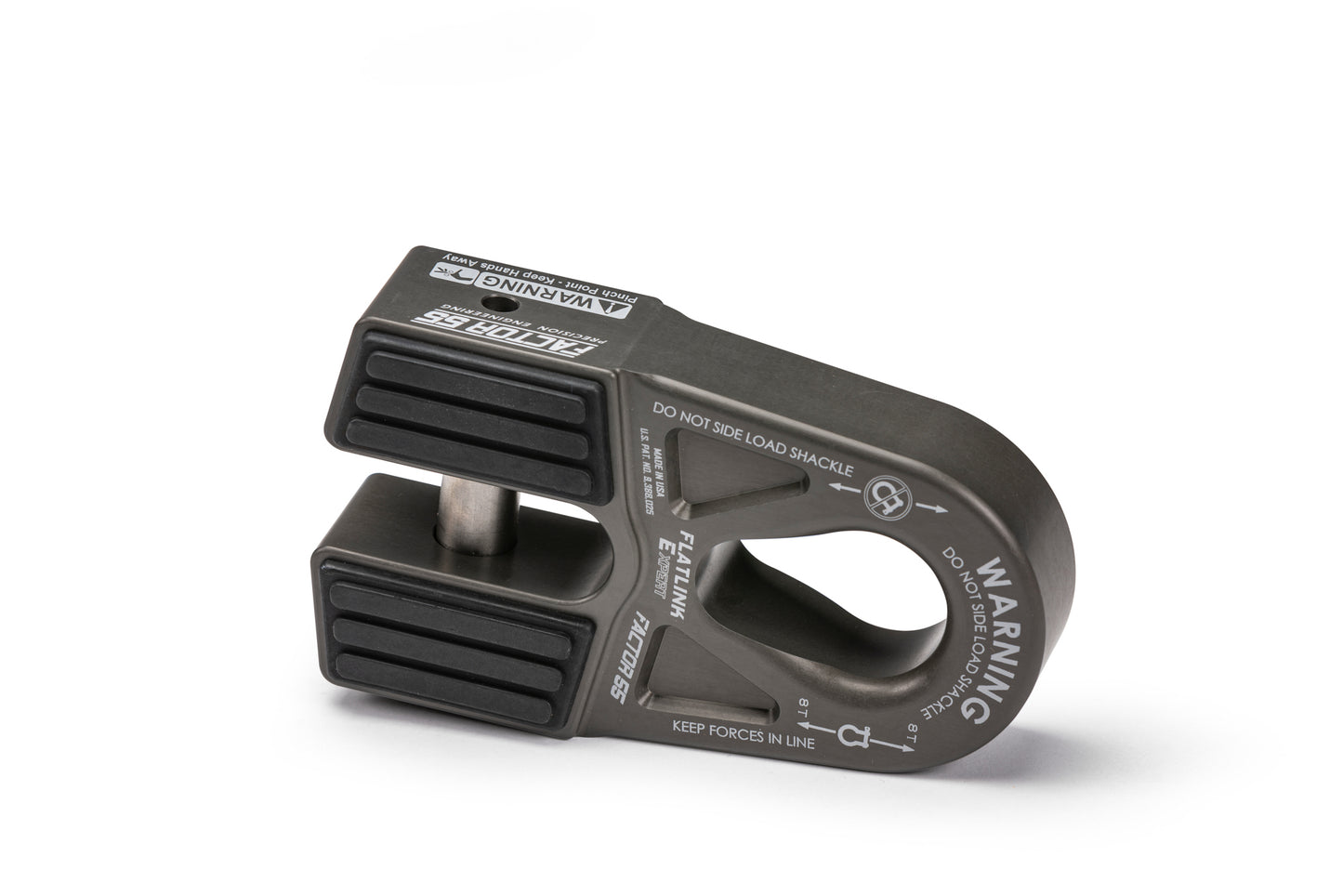 Factor 55 Flatlink-E Expert Winch Shackle Mount Gray 00080-06