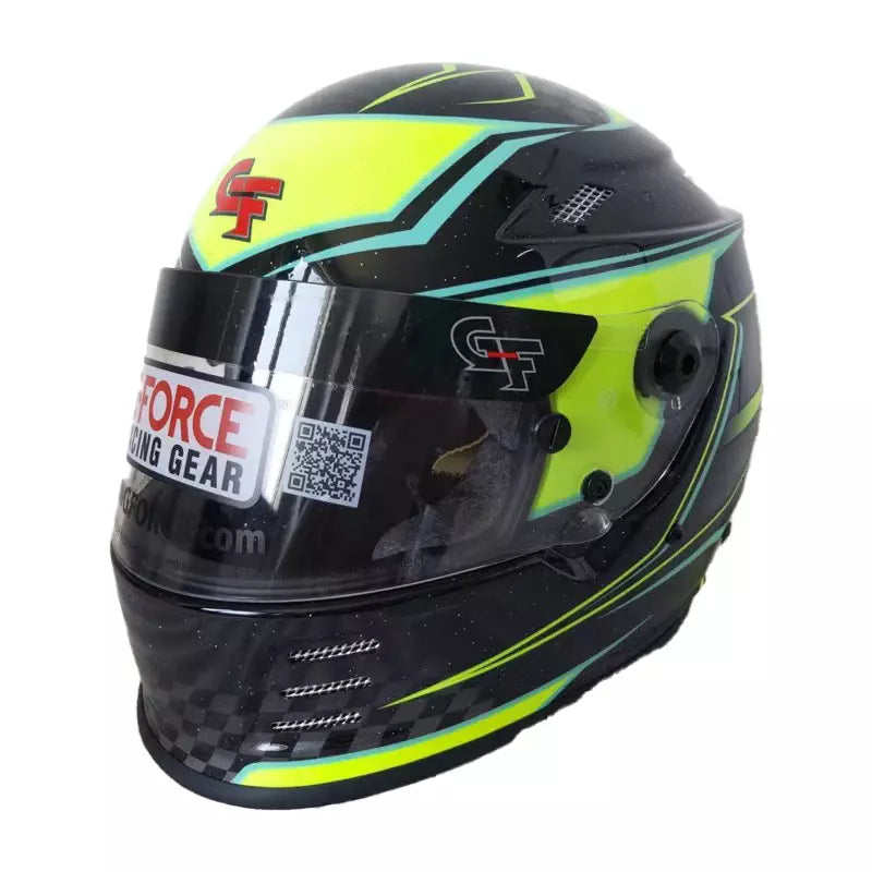 G-Force HELMET REVO GRAPHICS LRG YELLOW SA2020 MPN GFR13005LRGYL
