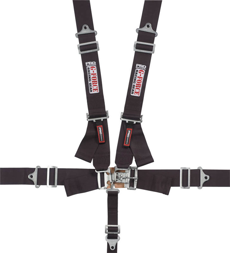 G-Force Indivd. Shoulder Harness Pull-Down Blk Pro Series MPN GFR6000BK