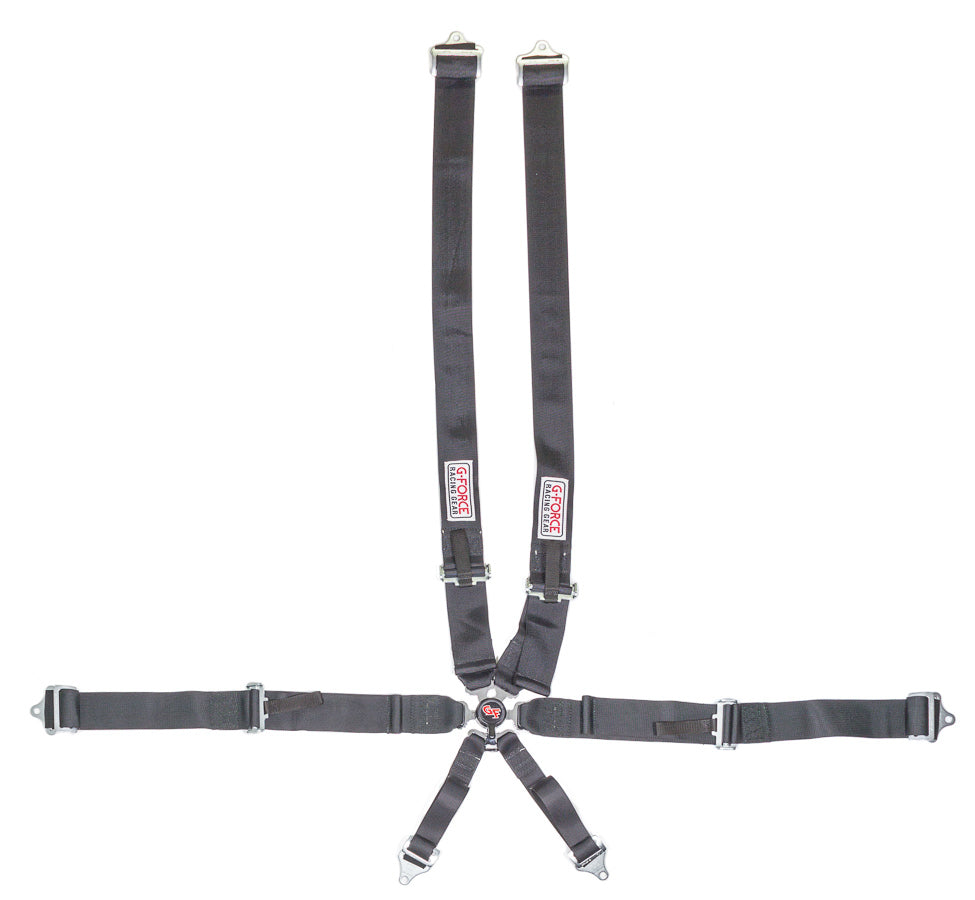 G-Force Harness Camlock Black 6pt MPN GFR7101BK