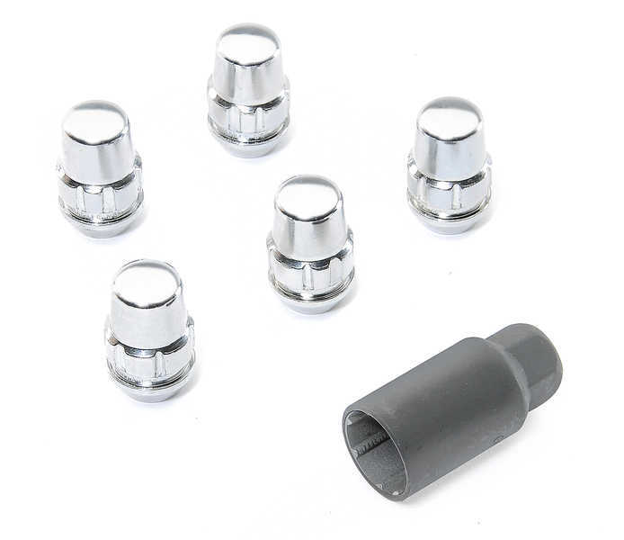 Gorilla 5 Wheel Locks Jeep JK 3/4 Hex 71481NB5