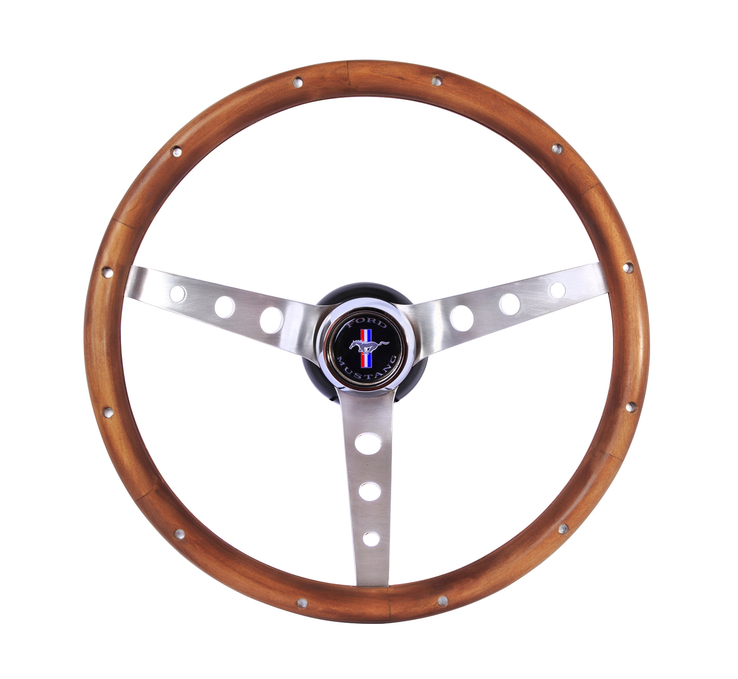 Grant 15in Walnut Mustang Wheel GRT966