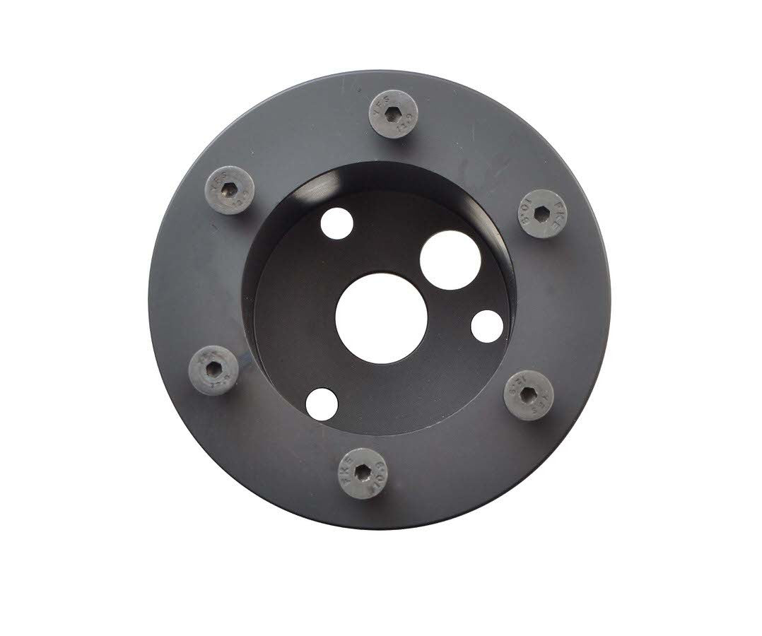 Gt Performance GT3 Hub Adaptor 3 to 6 Bolt Black 20-3006