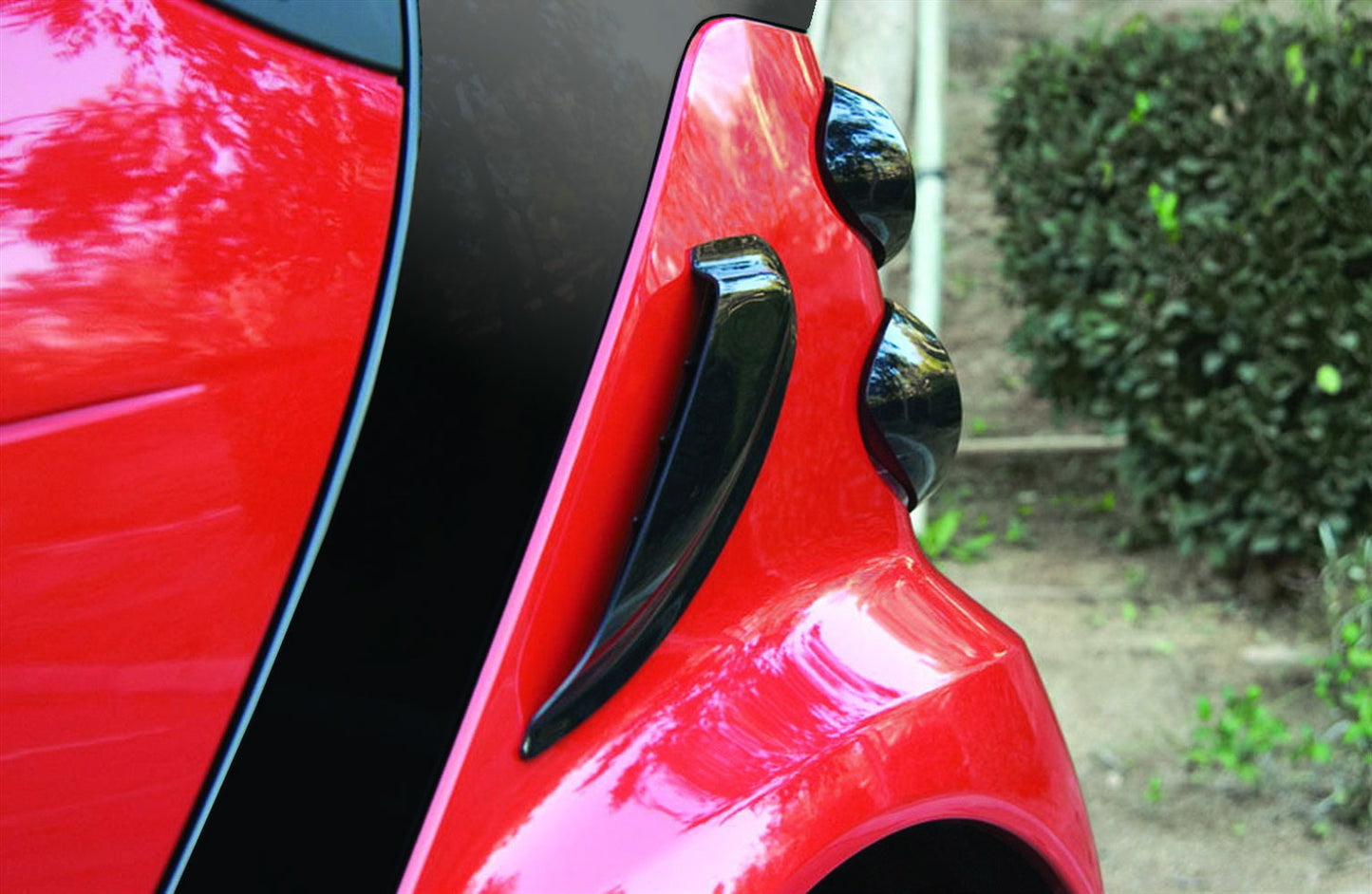G.T. Styling Air Scoop 1 Pc. Smoke GT4811
