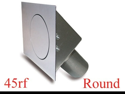 Hagan Street Rod Necessities Round Fuel Door Flat Surfaces MPN HAG45RF For Universal use
