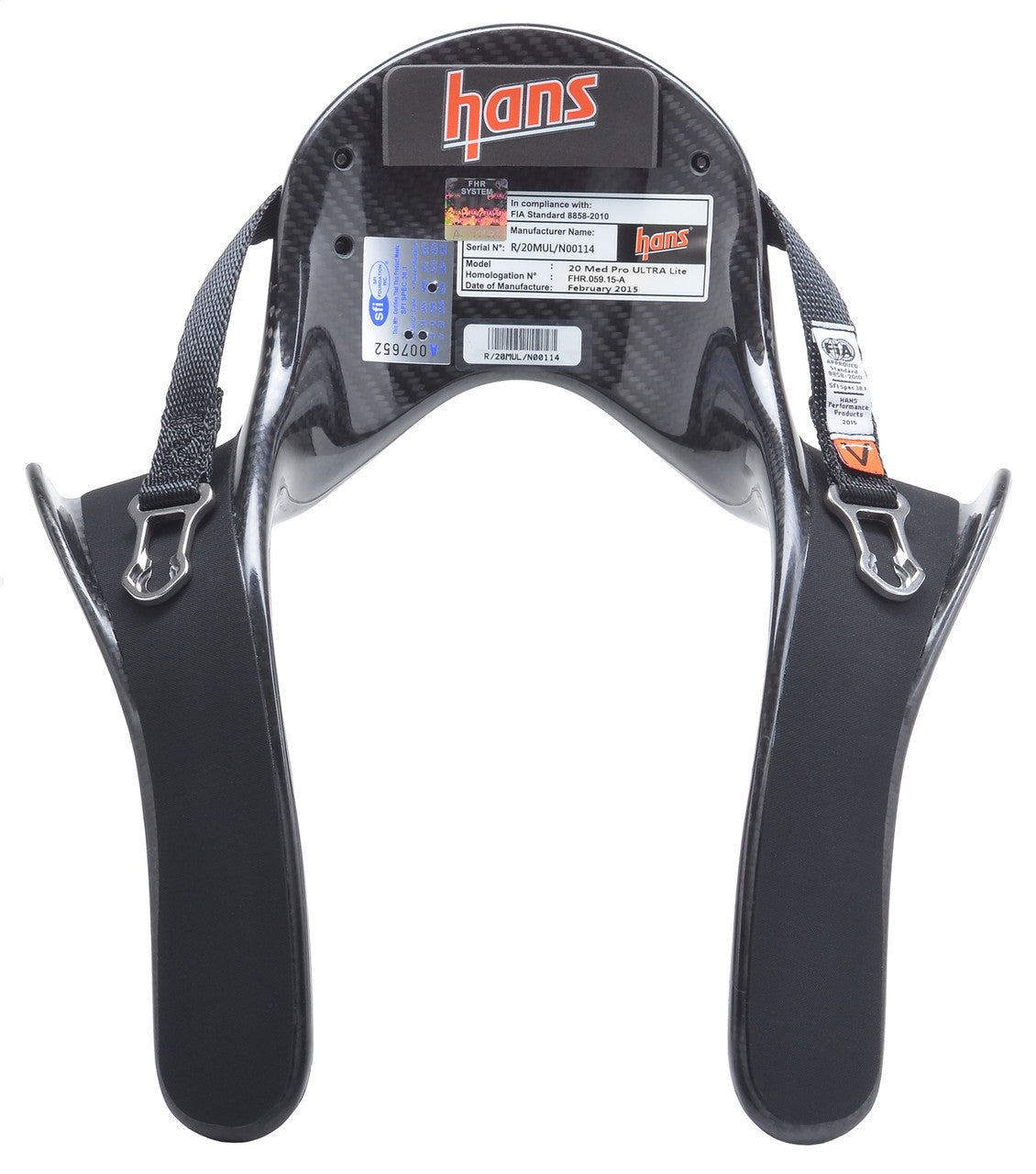 Hans Hans Pro Ultra LT 20deg Med PA FIA 8858 SFI 38.1 DK1423631FIASFI
