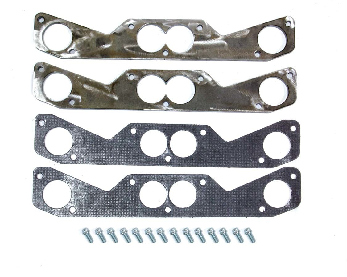 Hedman SB Chevy 2in Flanges Round Port Outer Flange MPN HED10055 For Chevy