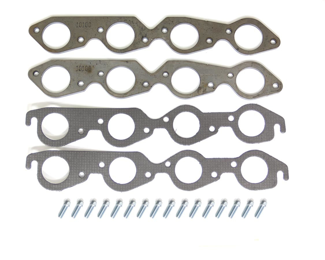 Hedman BB Chevy 2.125in Flanges Round Port 10100