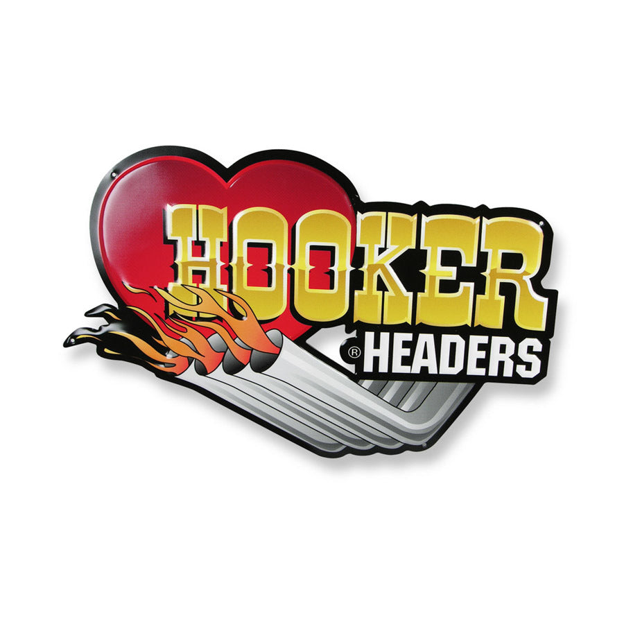 Hooker Hooker Metal Embossed Sign MPN HKR10145