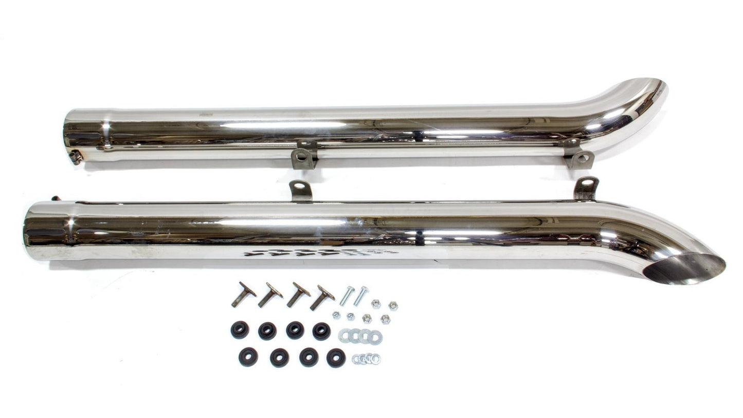 Hooker S/S Side Tubes (Pair) MPN HKR50735-3 For Chevy Corvette 1963-74