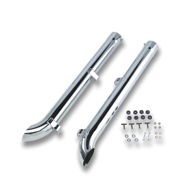 Hooker Chrome Side Tubes MPN HKR65284 For Chevy Corvette 1963-74
