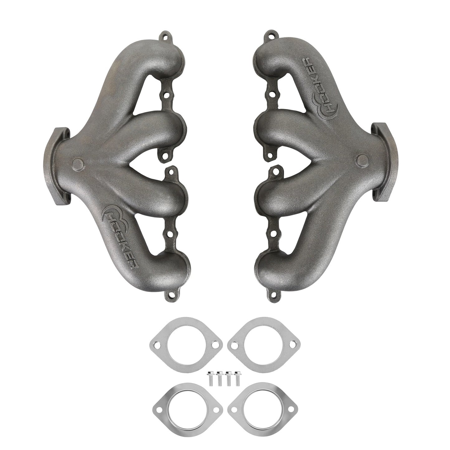 Hooker Exhaust Manifold Set GM LS - Center Dump MPN HKR8504HKR For GM LS-Series